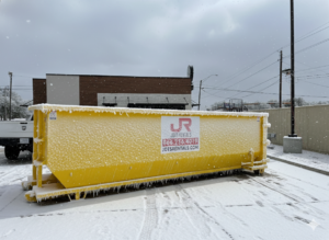 Dumpster During Freezing Weather