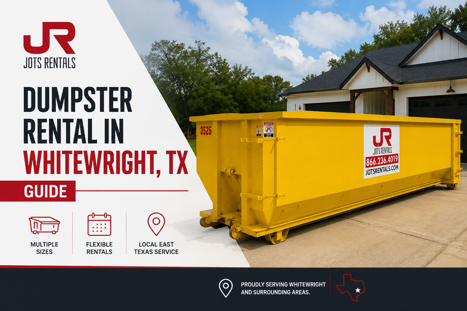 Dumpster Rental in Whitewright, TX Guide